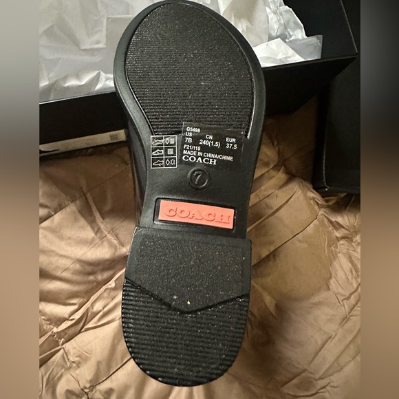 COACH Rainboots size 7 new in box - Picture 6 of 6